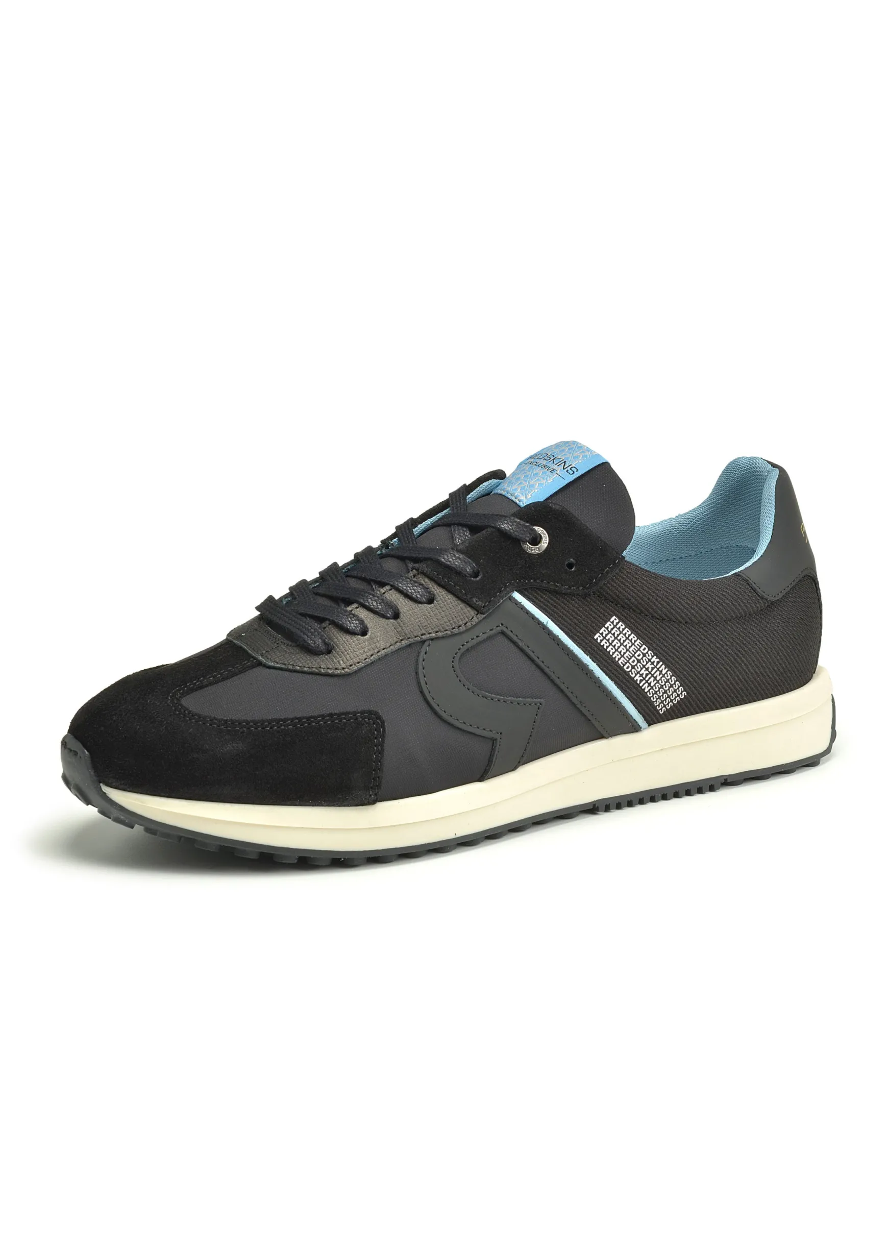 Baskets bleu foncé / noires BLUNT