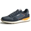 Baskets Brams marines/oranges
