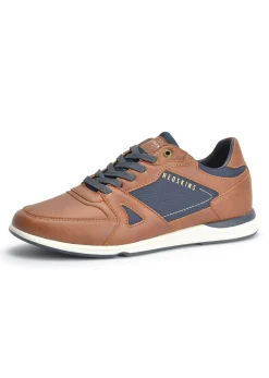 Baskets cognac / marines ACTUELI