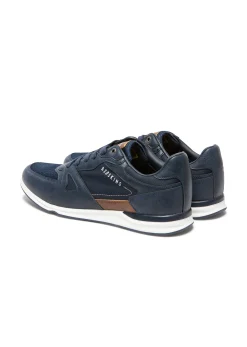 Baskets cognac / marines ACTUEL