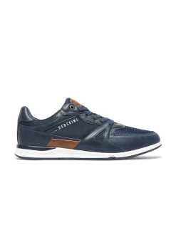 Baskets cognac / marines ACTUEL