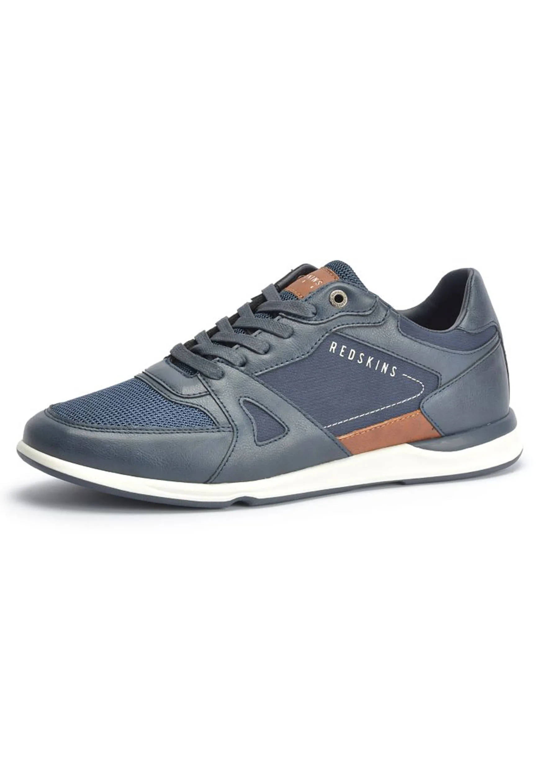 Baskets cognac / marines ACTUEL