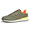 Baskets Ganja kaki/orange/blanc