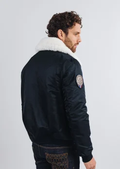 Blouson bleu marine AIRCRAFT PHENIX