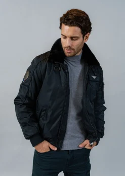 Blouson bleu marine HURRICAN FIGHTER