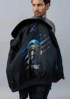 Blouson bleu marine HURRICAN FIGHTER