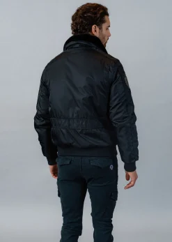 Blouson bleu marine HURRICAN FIGHTER