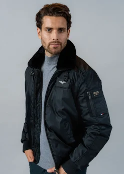 Blouson bleu marine HURRICAN FIGHTER