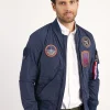 Blouson bleu marine RAPTOR MEMORY