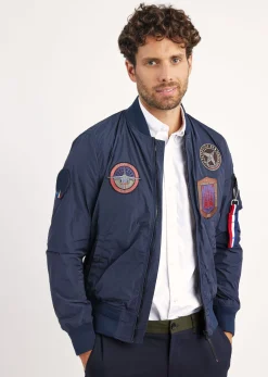 Blouson bleu marine RAPTOR MEMORY