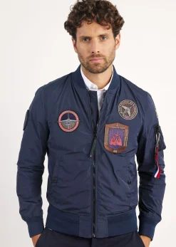 Blouson bleu marine RAPTOR MEMORY