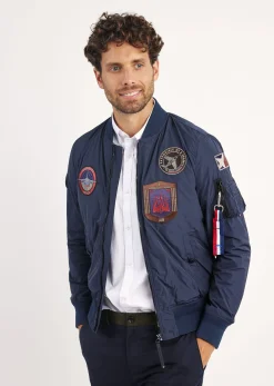 Blouson bleu marine RAPTOR MEMORY