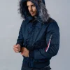 Blouson bleu marine SUPERSONIC PHENIX