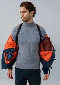 Blouson bleu marine SUPERSONIC PHENIX
