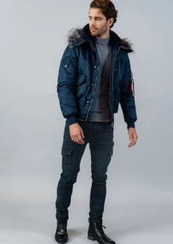 Blouson bleu marine SUPERSONIC PHENIX