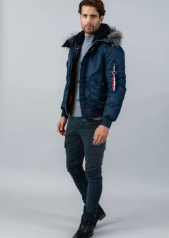 Blouson bleu marine SUPERSONIC PHENIX