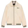Blouson En Cuir blanc SPARK CARAT
