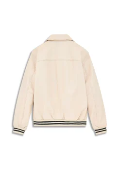 Blouson En Cuir blanc SPARK CARAT