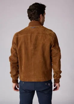 Blouson En Cuir camel SIKI FALCON