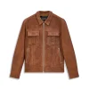 Blouson En Cuir marron CRISTO VINTAGE