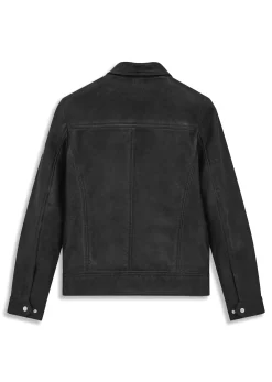 Blouson En Cuir noir CRISTO VINTAGE