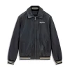 Blouson En Cuir noir SPARK CARAT