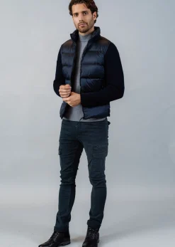 Blouson en nylon ATLAS TITTAN bleu marine