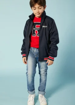 Blouson enfant bleu marine