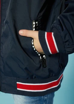 Blouson enfant bleu marine