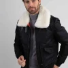 Blouson noir AIRCRAFT PHENIX