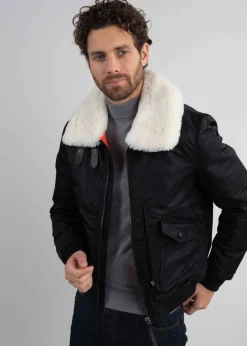 Blouson noir AIRCRAFT PHENIX