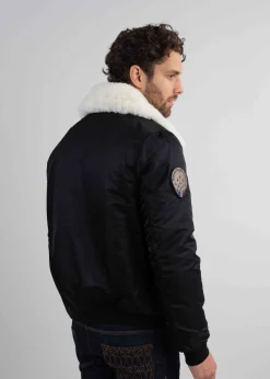 Blouson noir AIRCRAFT PHENIX