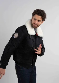 Blouson noir AIRCRAFT PHENIX