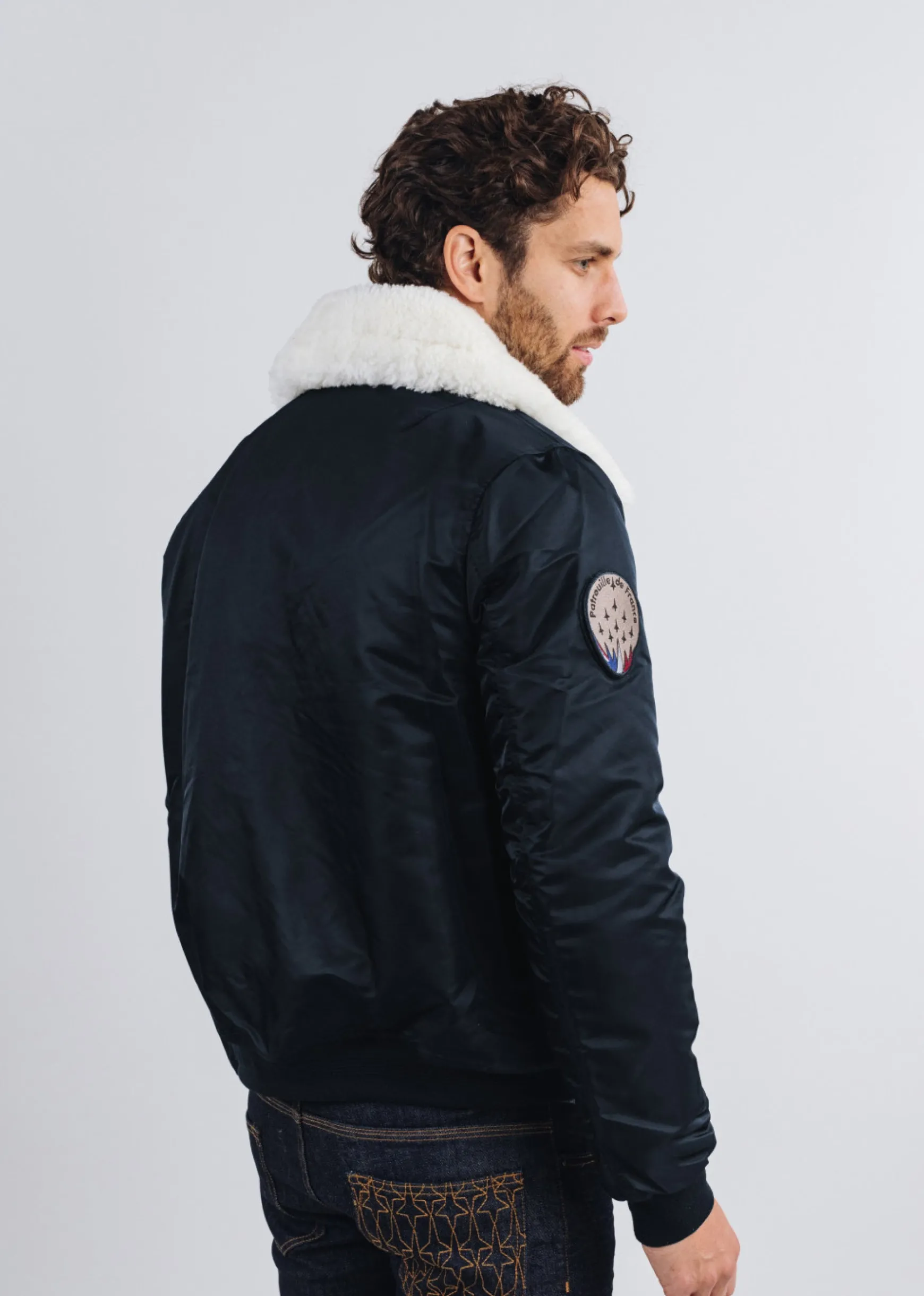 Blouson noir AIRCRAFT PHENIX