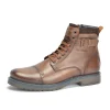 Boots cognac marron TENDANCE