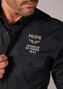 Chemise bleue marine VADOR TRIOMPHE