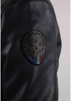 Cuir bleu marine JAEGGER ALPHA