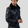 Cuir bleu marine RAFAL YCON
