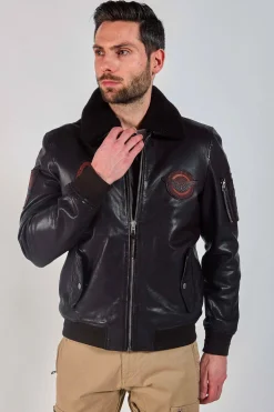 Cuir brun foncé BLOWER DITY