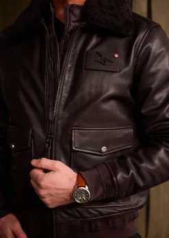 Cuir collector marron PILOT ATLAS