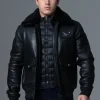 Cuir collector noir / vernis noir PILOT ATLAS
