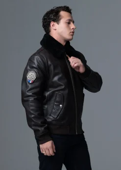 Cuir collector OFFICIAL 70 ALPHA PAF marron