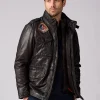 Cuir marron BATTLE DITY