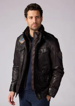 Cuir marron BATTLE DITY