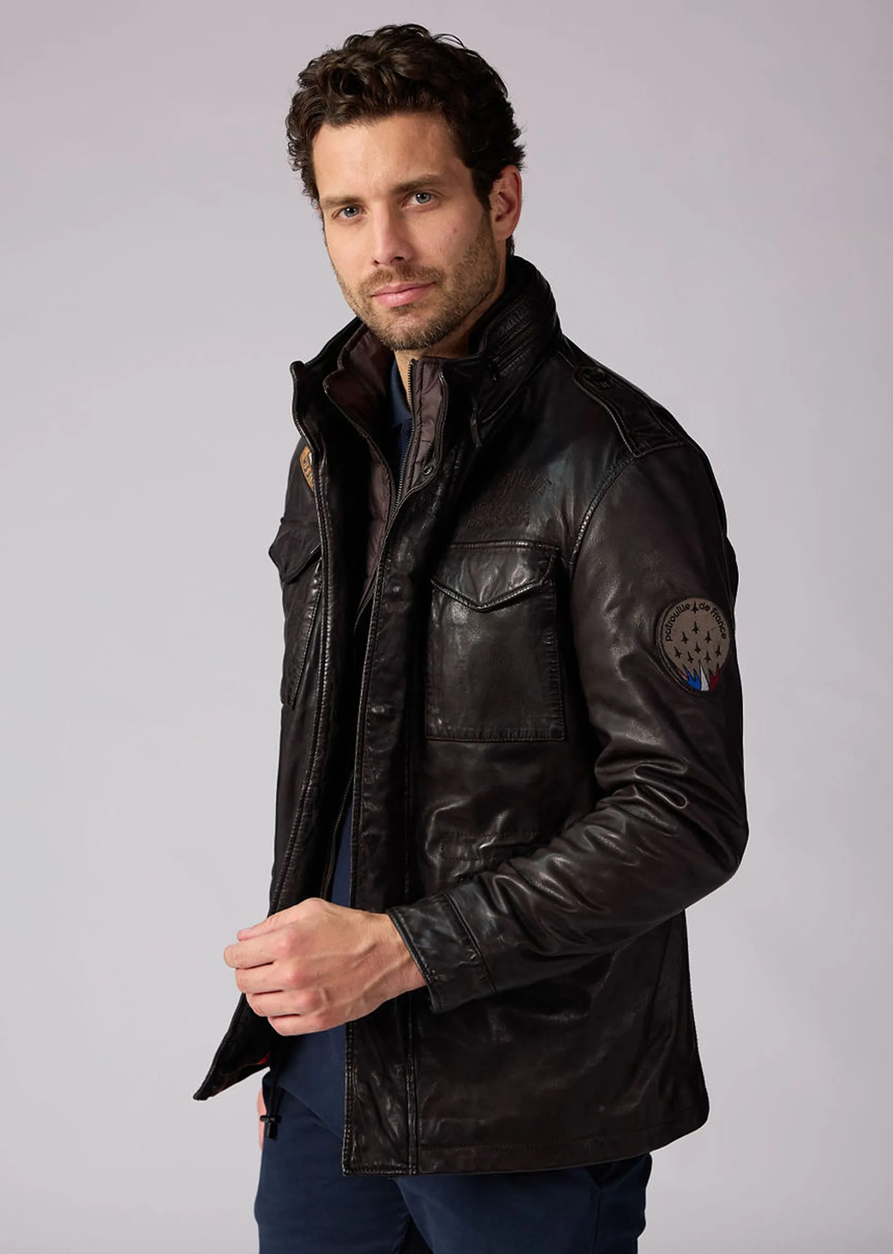 Cuir marron BATTLE DITY