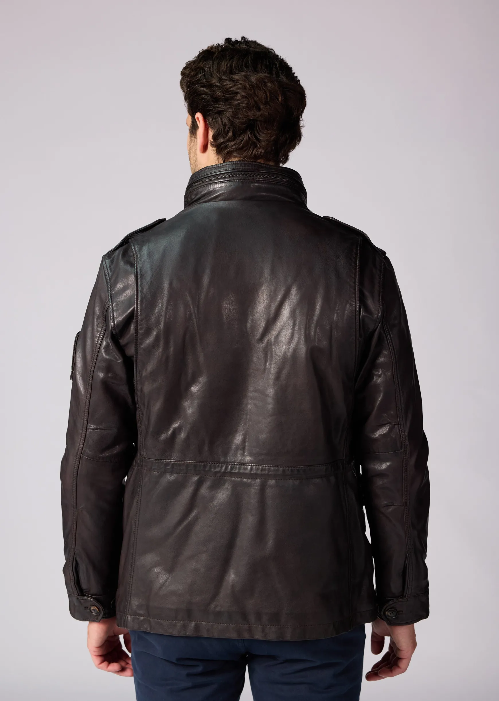 Cuir marron BATTLE DITY