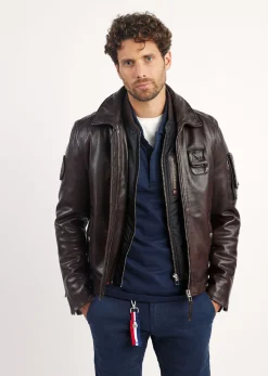 Cuir marron JAEGGER ALPHA