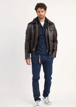Cuir marron JAEGGER ALPHA
