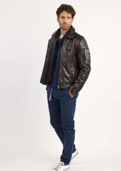 Cuir marron JAEGGER ALPHA