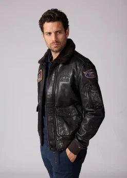 Cuir marron RAVEN ALPHA